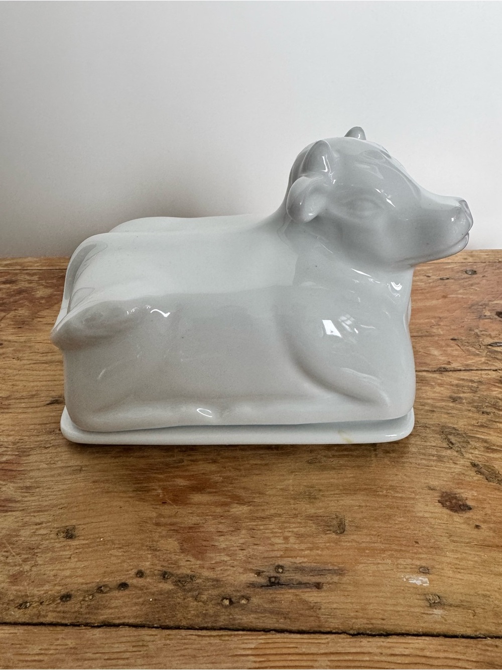 Ceramic Cow Shaped Butter Keeper